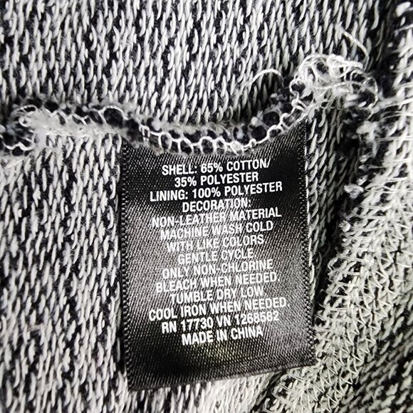 Womens Moto Style Asymmetrical Zip Sweater By INC International Concepts Size M - Picture 5 of 9